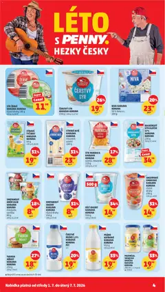 Náhled letáku TVAROH MĚKKÝ KARLOVA KORUNA, Tvaroh měkký 250 g od 01.07.2026 | Strana: 4