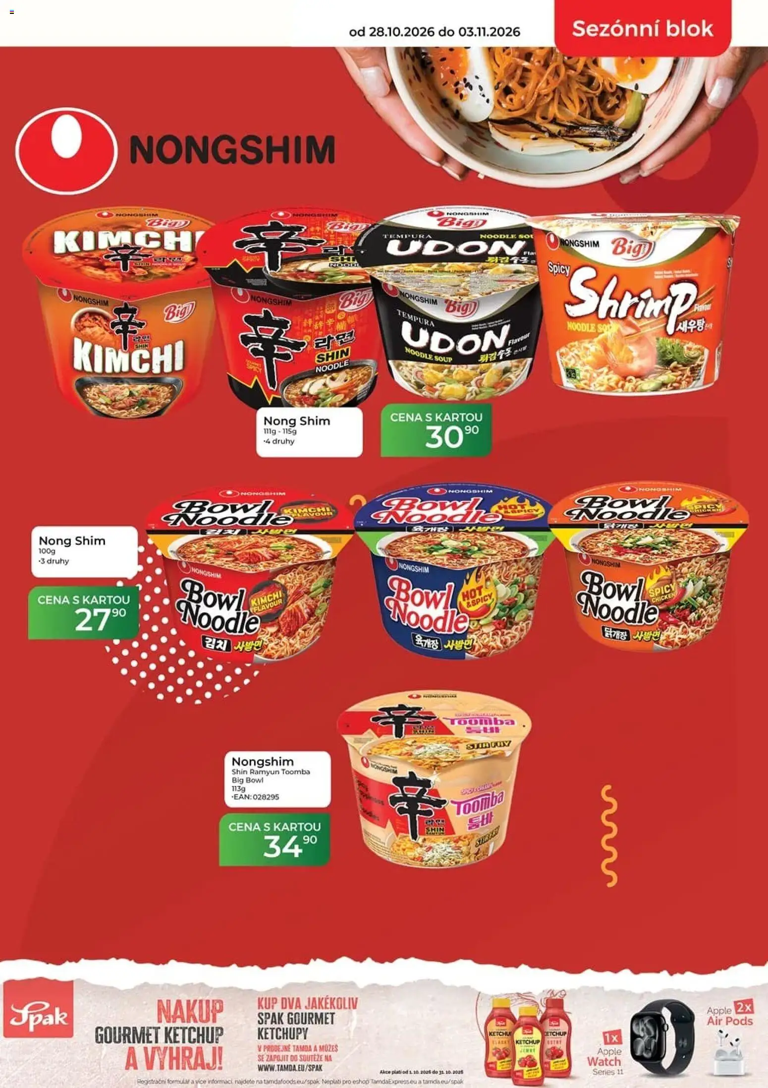 Tamda Foods leták od 28.10.2026 | Strana: 7 | Produkty: Gourmet, Kimchi, Apple, Blok