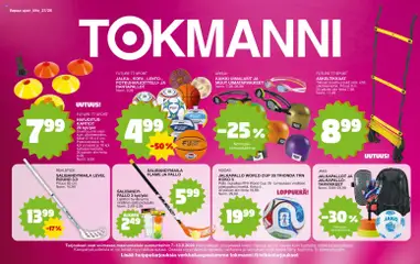 Tokmanni-mainoslehti voimassa 07/09/2026 alkaen