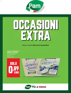 Anteprima del volantino PAM volantino Occasioni Extra valido a partire dal 10/09/2026