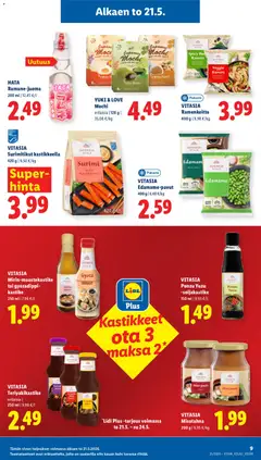 Lidl-mainoslehti voimassa 21.05.2026 alkaen | Sivu: 9