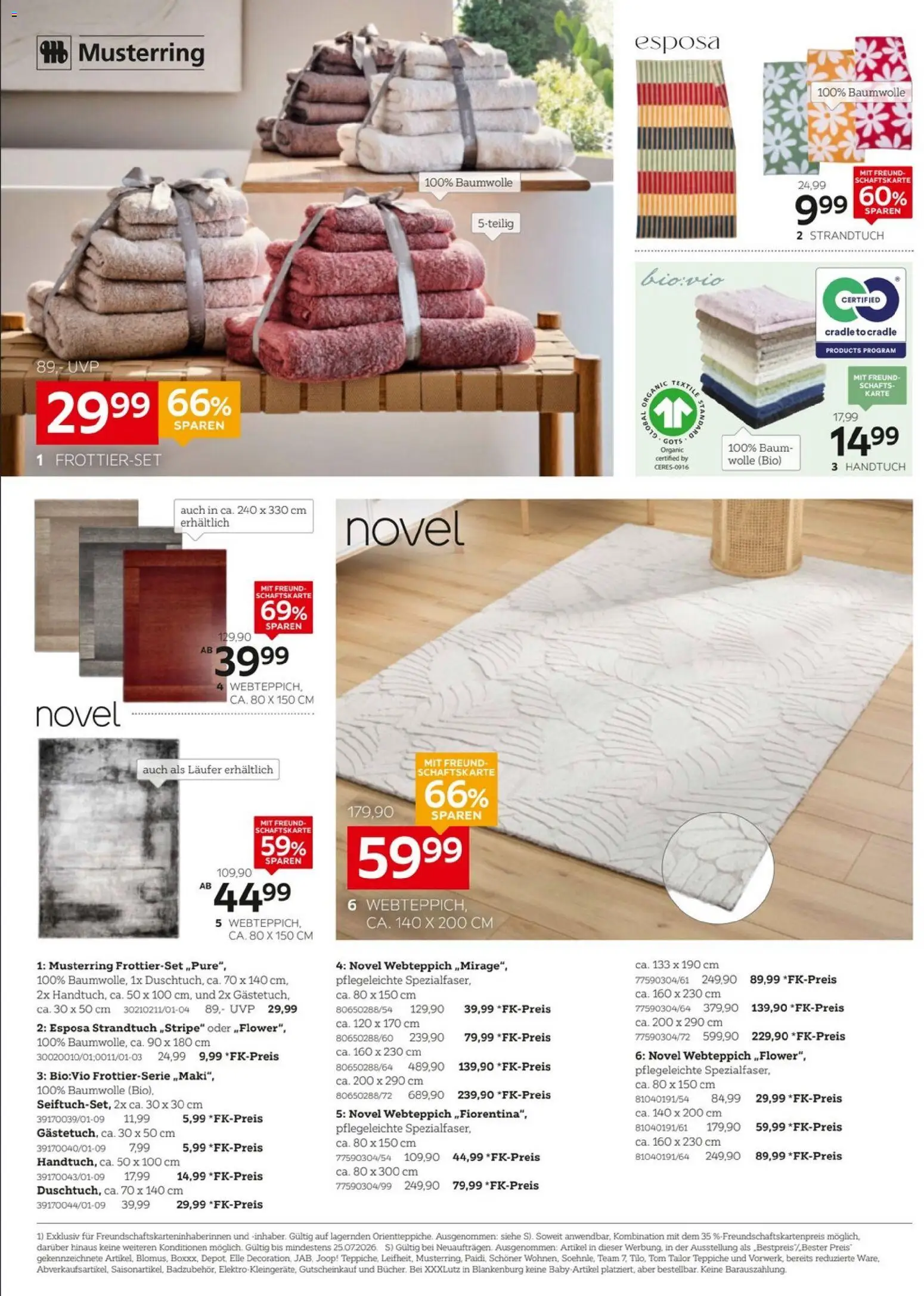 XXXLutz Wohnaccessoires – gültig ab 11.07.2026 | Seite: 12 | Produkte: Strandtuch