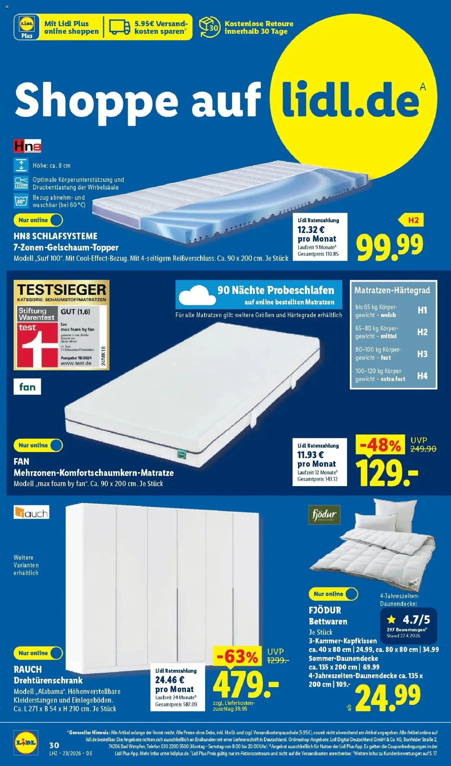 Lidl Prospekt Mahlow – gültig ab 01.06.2026 | Seite: 50 | Produkte: Gewicht, Drehtürenschrank, Bad, Telefon