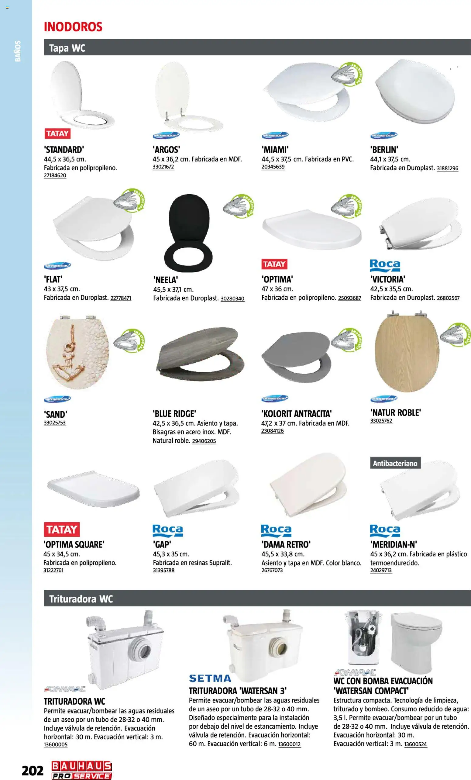 Bauhaus ProService │ válido desde el 11/05/2026 | Página: 202 | Productos: Trituradora, Agua