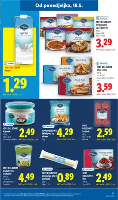 1001 DELIGHTS Kajmak, 200 g Od kravljeg mlijeka - Pregled kataloga iz trgovine Lidl, vrijedi od 18.05.2026 | Stranica: 11