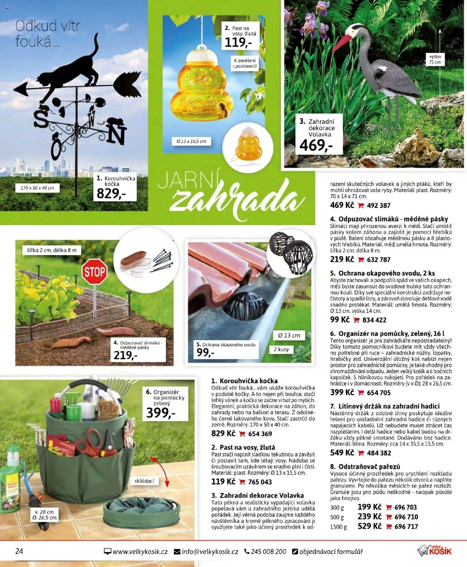 Velký Košík katalog červen 2026 od 01.06.2026 | Strana: 24 | Produkty: Organizér, Zahrada, Kabel, Odpuzovač