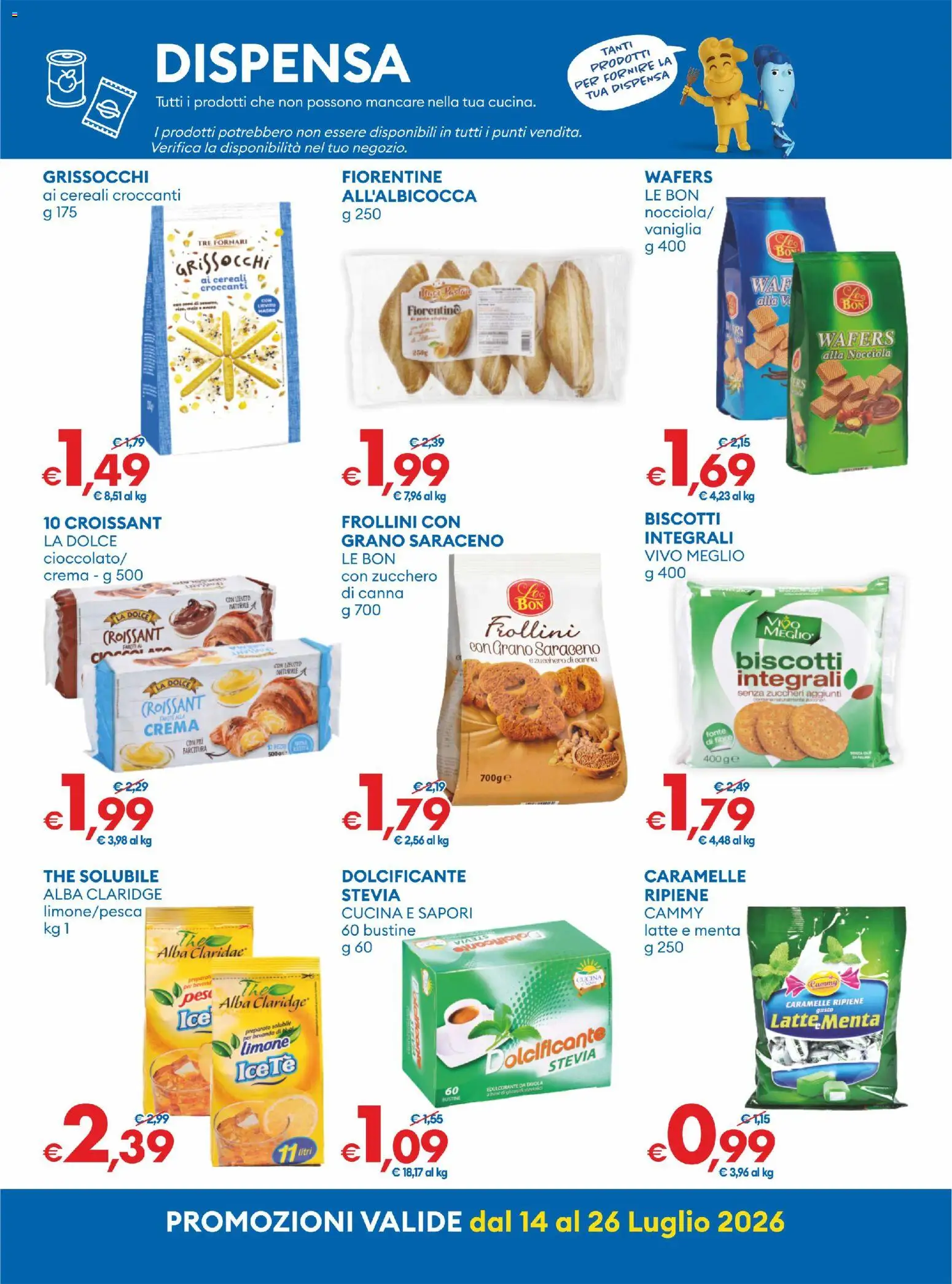 Volantino MD Discount del 14/07/2026 | Pagina: 10 | Prodotti: Caramelle, Zucchero, Latte, Limone