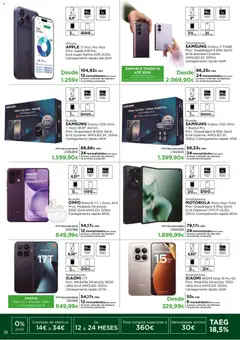 Pré-visualização El Corte Ingles Regresso as Aulas válido de 28/08/2026 | Página: 28 | Produtos: Smartphone
