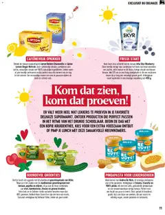 Delhaize Magazine - Voorbeeld van een folder van Delhaize, geldig van 18/08/2026 | Pagina: 11 | Producten: Paprika, Kruidenthee, Skyr, Kom