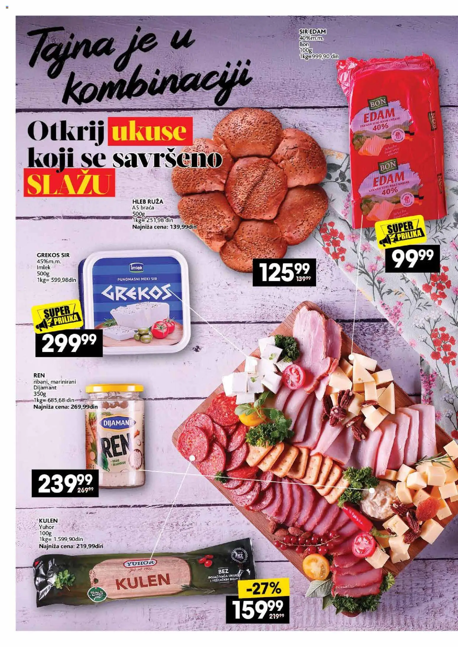 Idea katalog - važi od 26.10.2026 | Strana: 4 | Proizvode: Kulen, Sir, Hleb, Meki sir