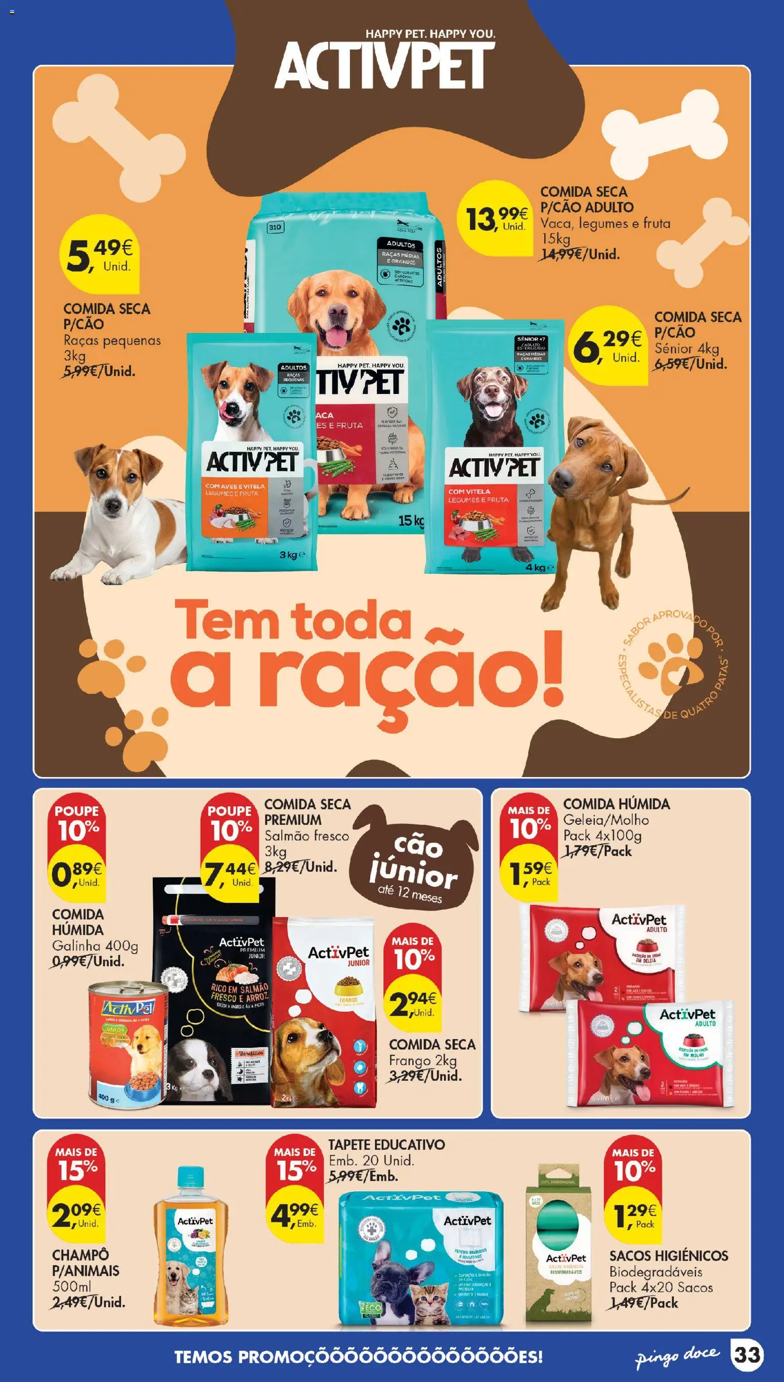 Pingo Doce Poupe Esta Semana Madeira │ válido de 29/09/2026 | Página: 33 | Produtos: Vitela, Ração, Geleia, Legumes