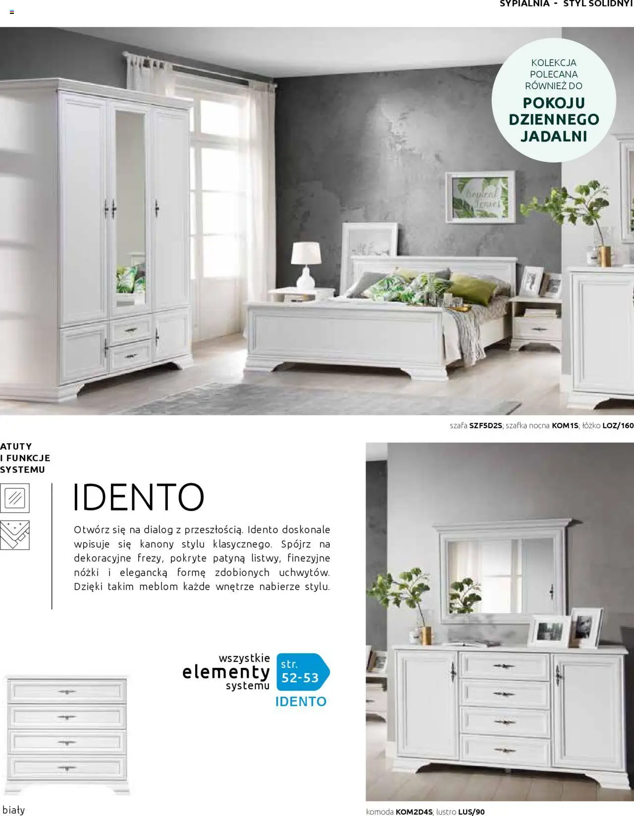 Black Red White Gazetka - Katalog rodzinnych wnętrz od 24.05.2024 | Strona: 92 | Produkty: Łóżko, Szafa, Komoda, Lustro