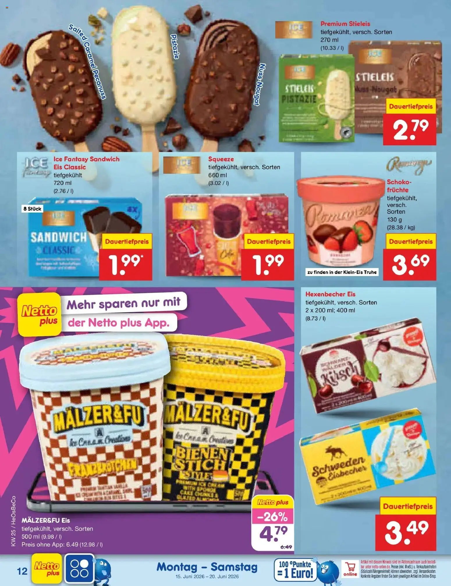 Netto Marken-Discount Prospekt Kremmen – gültig ab 14.06.2026 | Seite: 16 | Produkte: Truhe, Eis