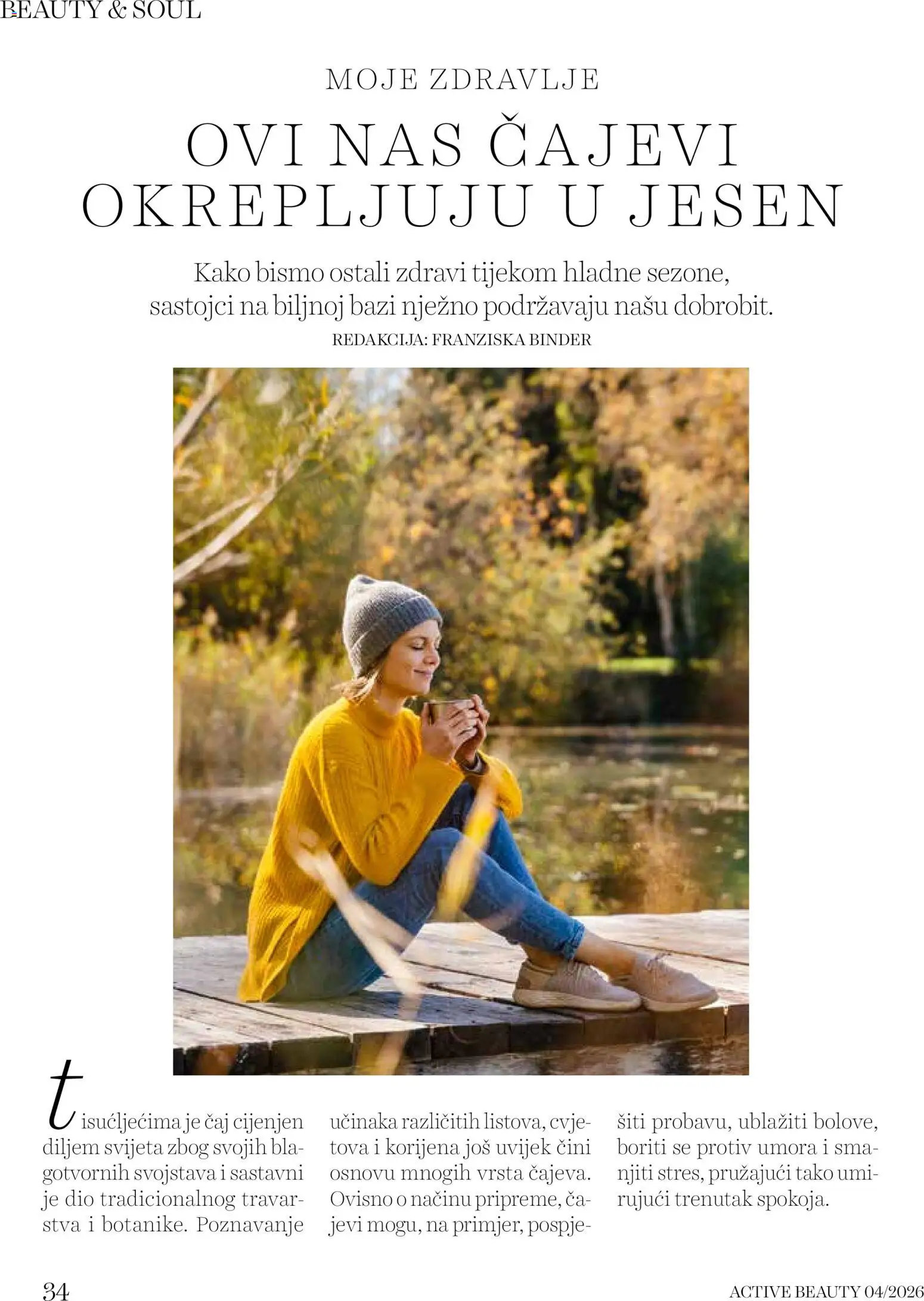 DM katalog | vrijedi od 01.10.2026 | Stranica: 34 | Proizvodi: Čaj, Sastojci