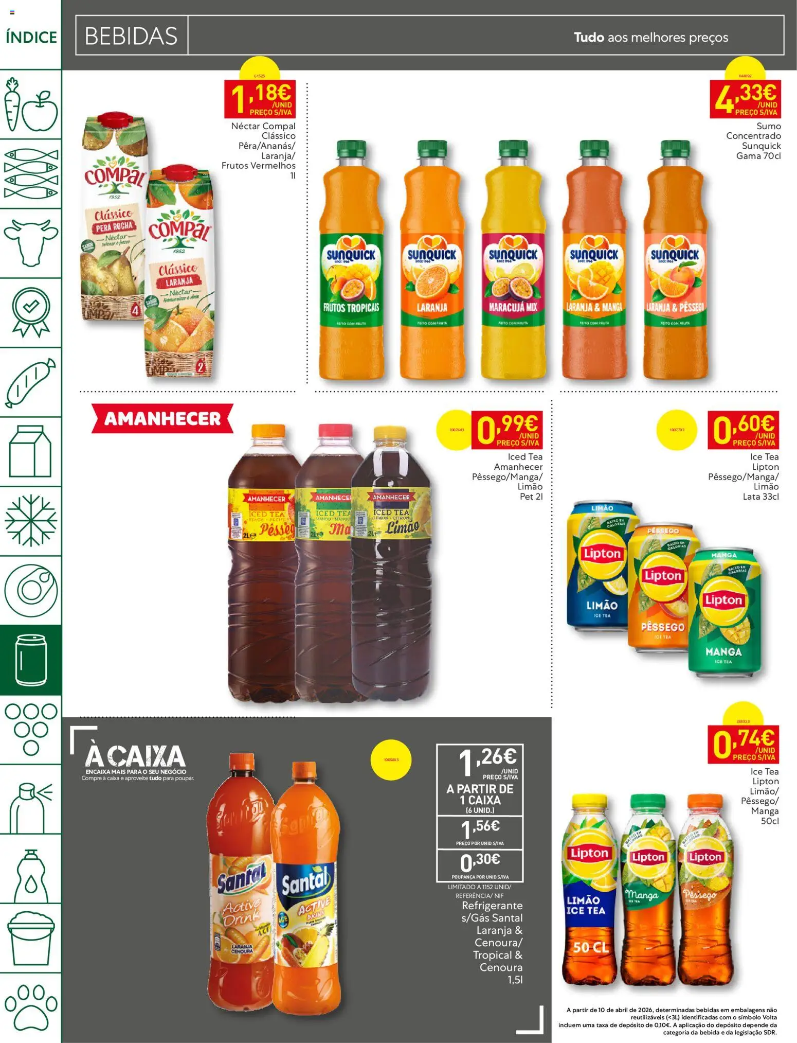Recheio folheto Madeira │ válido de 23/06/2026 | Página: 24 | Produtos: Caixa, Sumo, Cenoura, Bebida