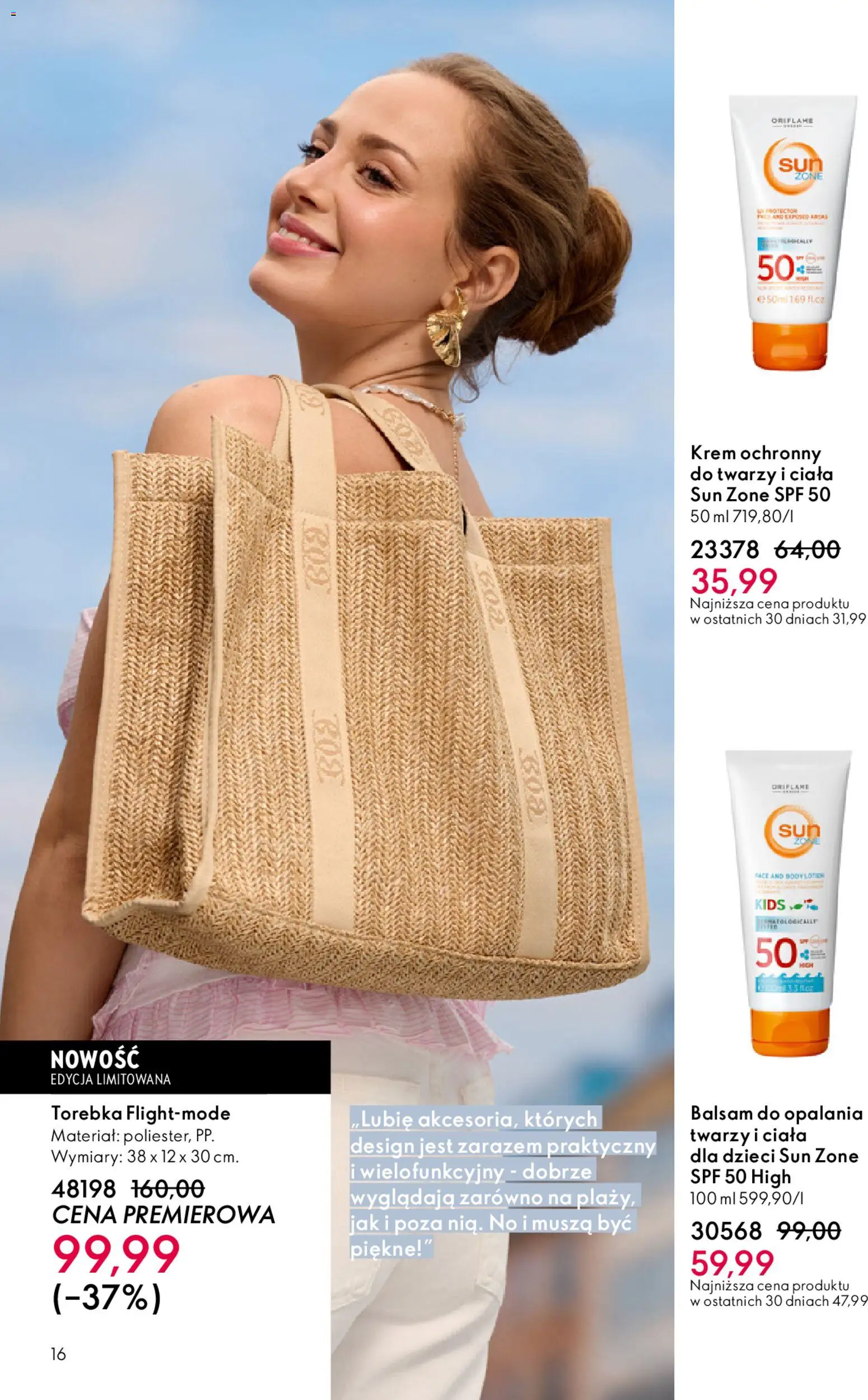 Oriflame Katalog 8 2026 od 27.05.2026 | Strona: 16 | Produkty: Torebka, Krem