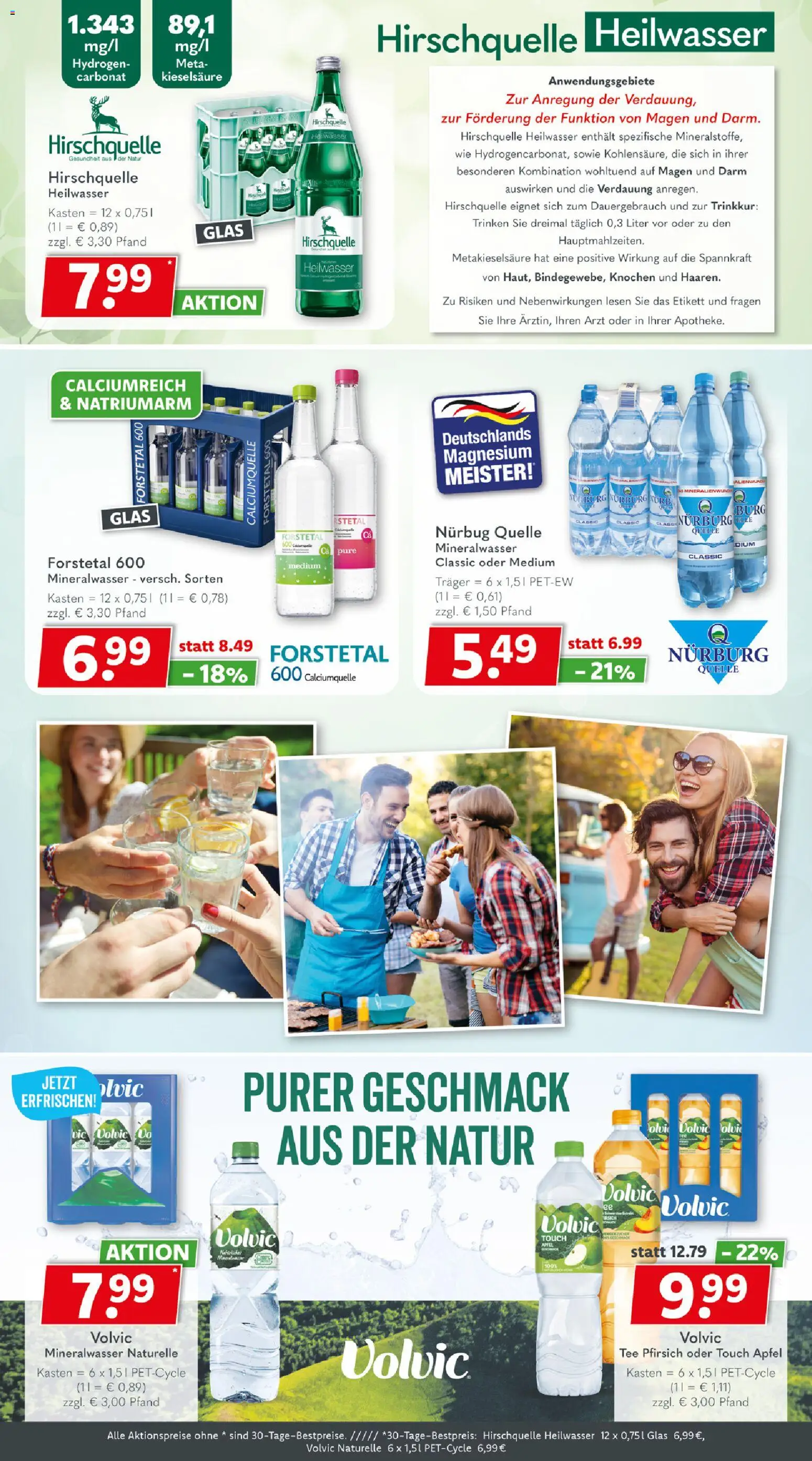 Getränkeland Prospekt – gültig ab 08.06.2026 | Seite: 9 | Produkte: Äpfel, Volvic tee, Mineralwasser, Tee