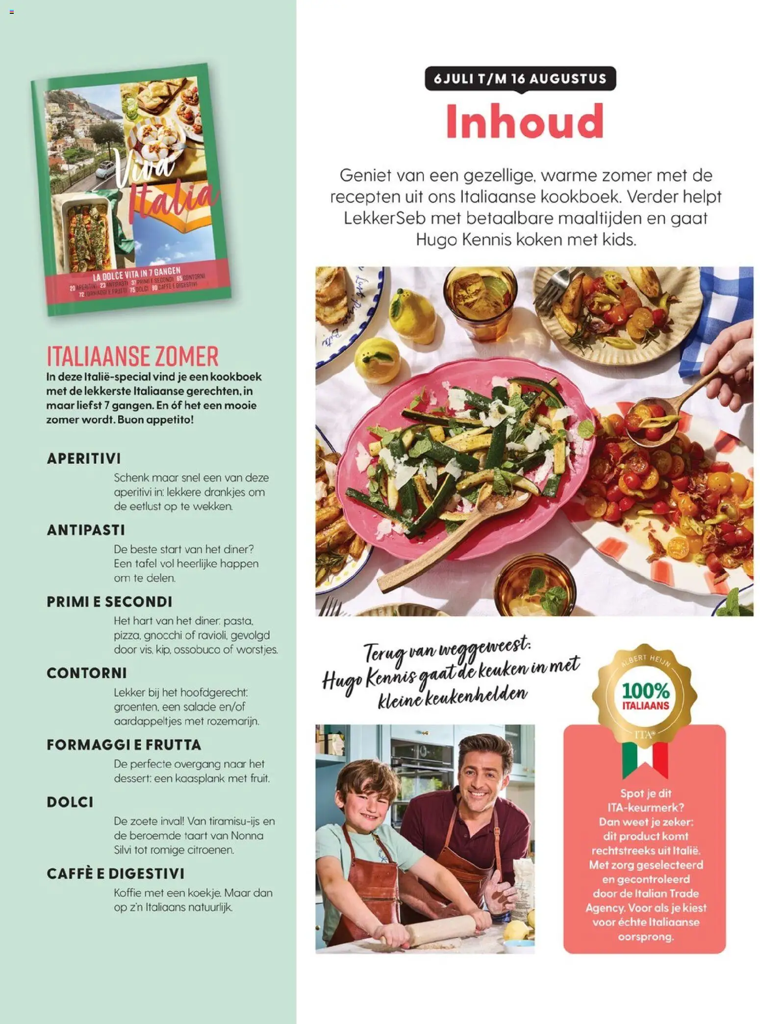 {H1} | Pagina: 4 | Producten: Taart, Gnocchi, Koffie, Pizza