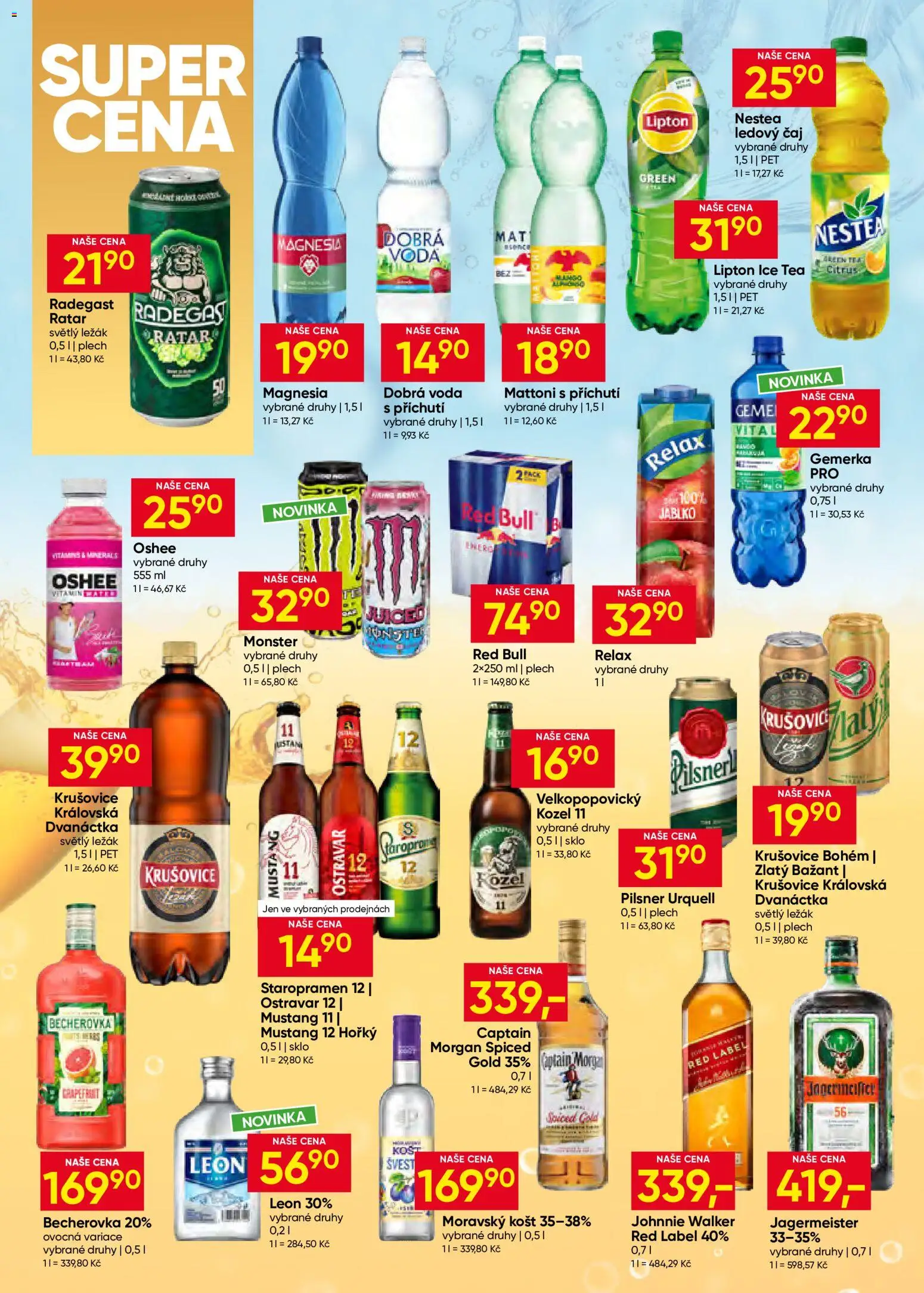 Hruška leták od 24.06.2026 | Strana: 8 | Produkty: Dobrá voda, Nestea, Kozel 11, Pilsner Urquell