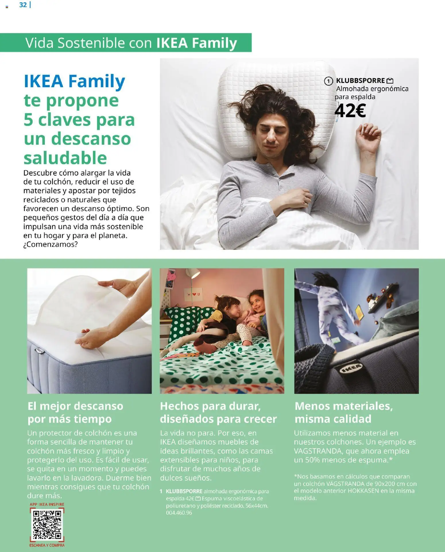 IKEA - IKEA Family Magazine │ válido desde el 01/07/2026 | Página: 32 | Productos: Té, Colchon, Muebles, Almohada
