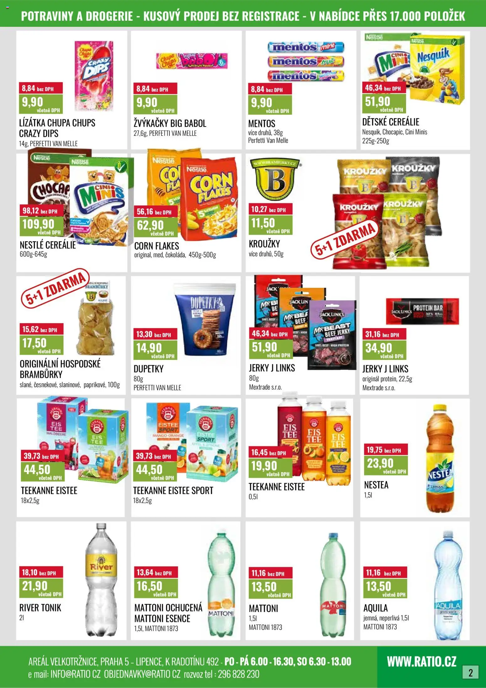 Ratio leták od 01.06.2026 | Strana: 3 | Produkty: Nestea, Bramburky, Nesquik, Protein