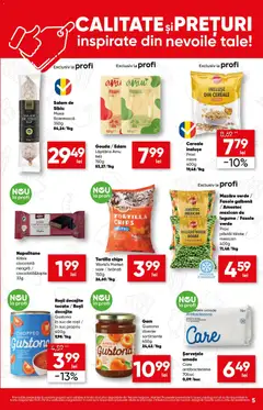 Ofertele Profi valabile de la 24.09.2026 | Pagină: 5 | Produse: Salam, Suc, Cereale, Sare