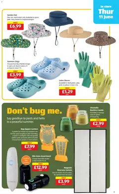 Preview of Weekly offers Aldi valid from 08.06.2026 | Page: 11 | Products: Hat, Gloves, Cable, USB