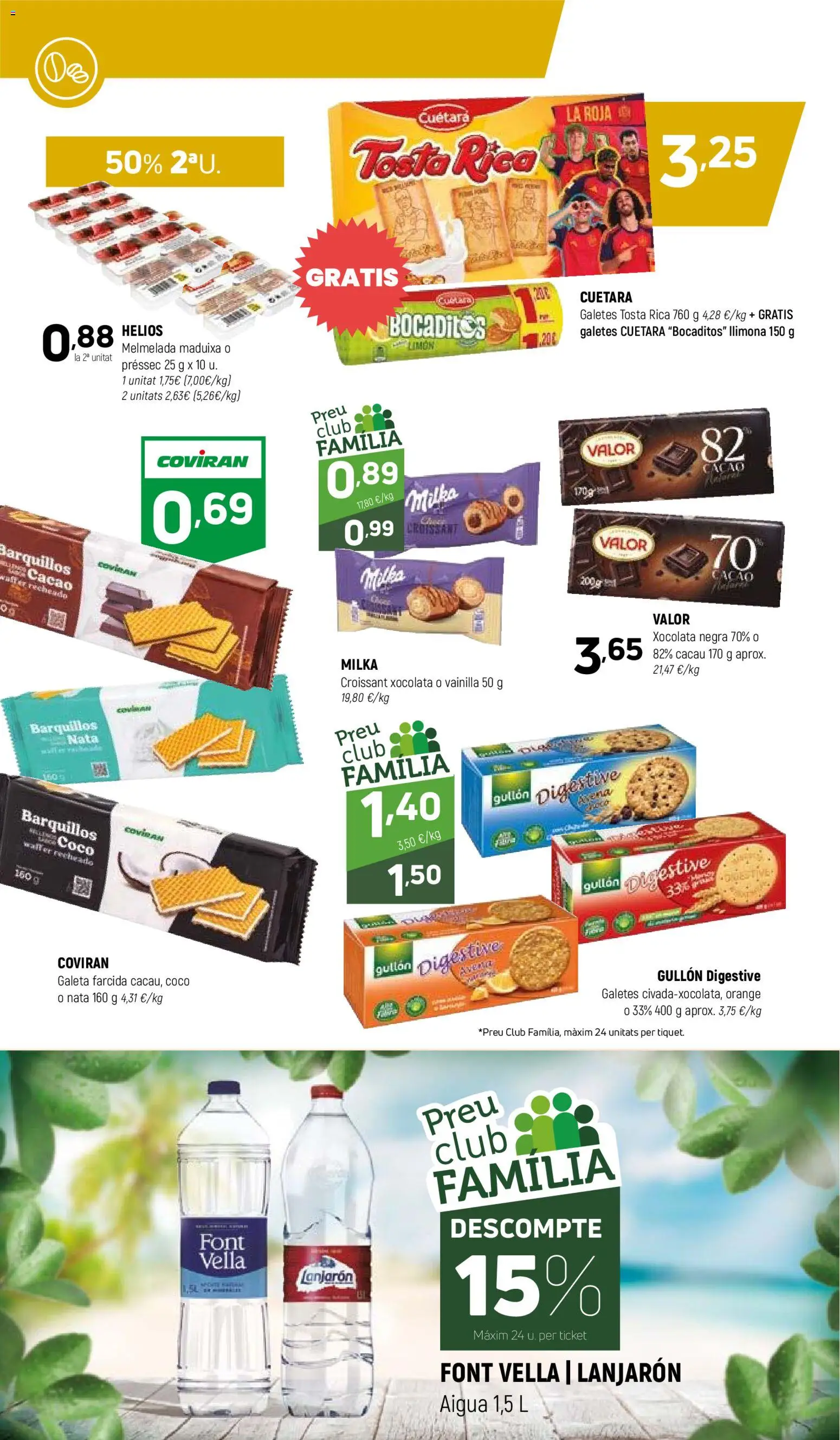 Coviran Ofertas │ válido desde el 11/08/2026 | Página: 10 | Productos: Barquillos, Croissant, Limón, Cacao