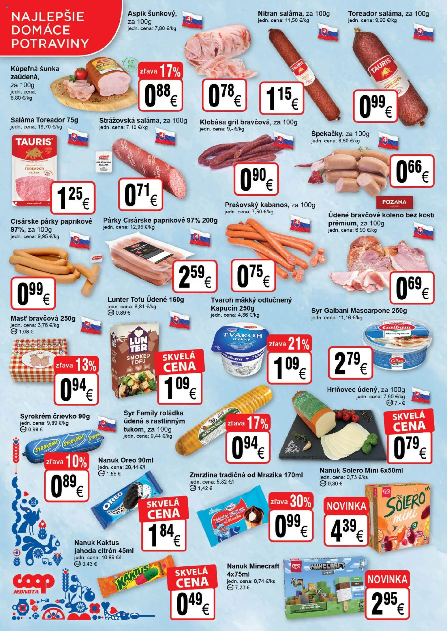 Nové COOP Jednota akcie – leták je platný od 15.07.2026 | Strana: 2