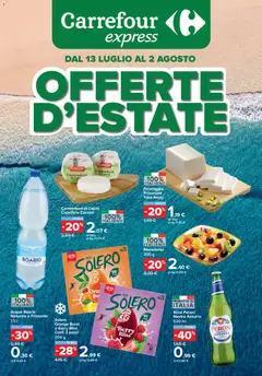 Anteprima del volantino Carrefour volantino Express Offerte d'estate - Milano valido a partire dal 13/07/2026