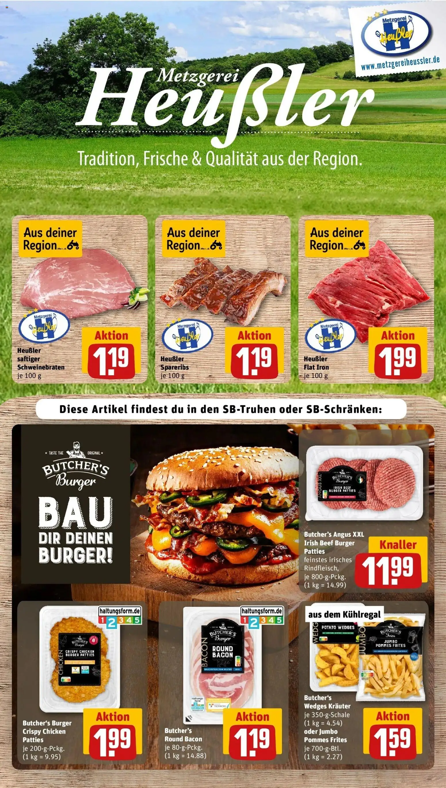 Rewe Prospekt Giengen An Der Brenz	 – gültig ab 10.05.2026 | Seite: 10 | Produkte: Pommes, Burger, Pommes frites, Steak