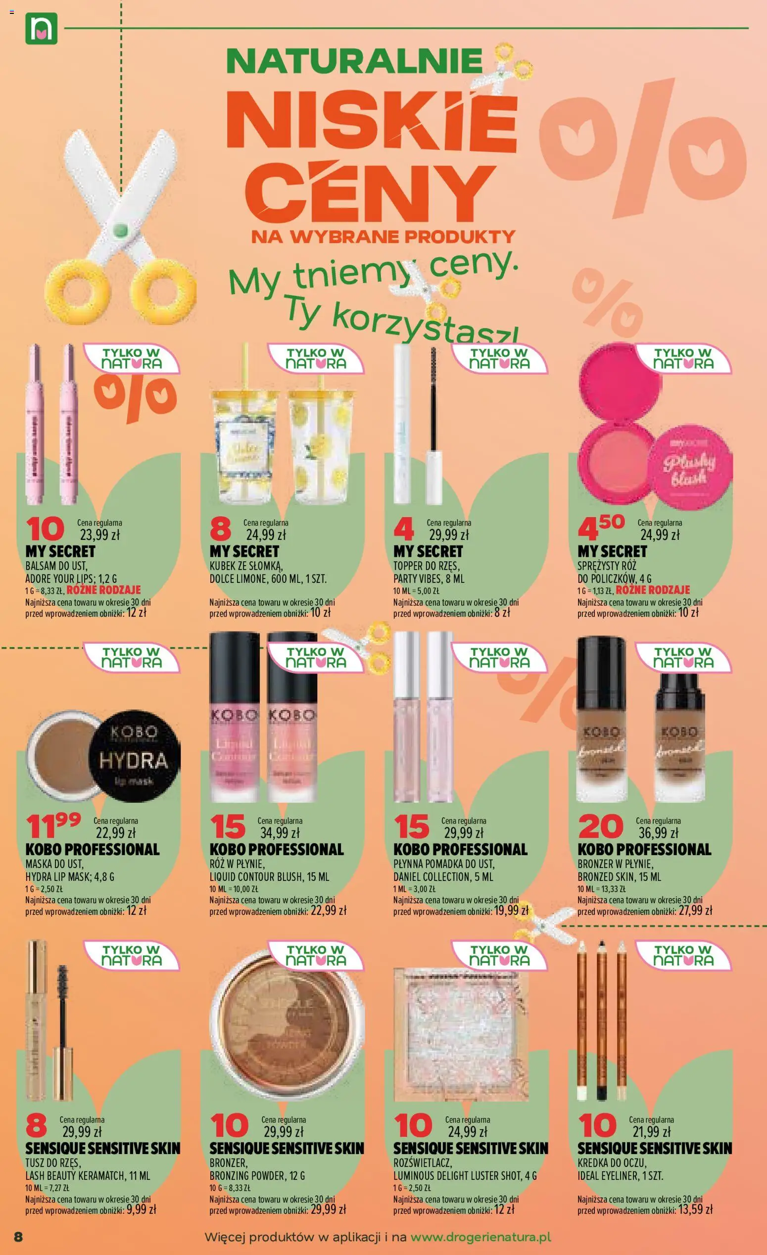 Drogerie Natura Black Friday od 15.10.2026 | Strona: 8 | Produkty: Bronzer, Róż, Rozświetlacz, Maska