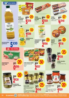 E.leclerc katalog akcije – veljaven od 19.08.2026 | Stran: 14 | Izdelki: Paprika, Pašteta, Kumarice, Majoneza