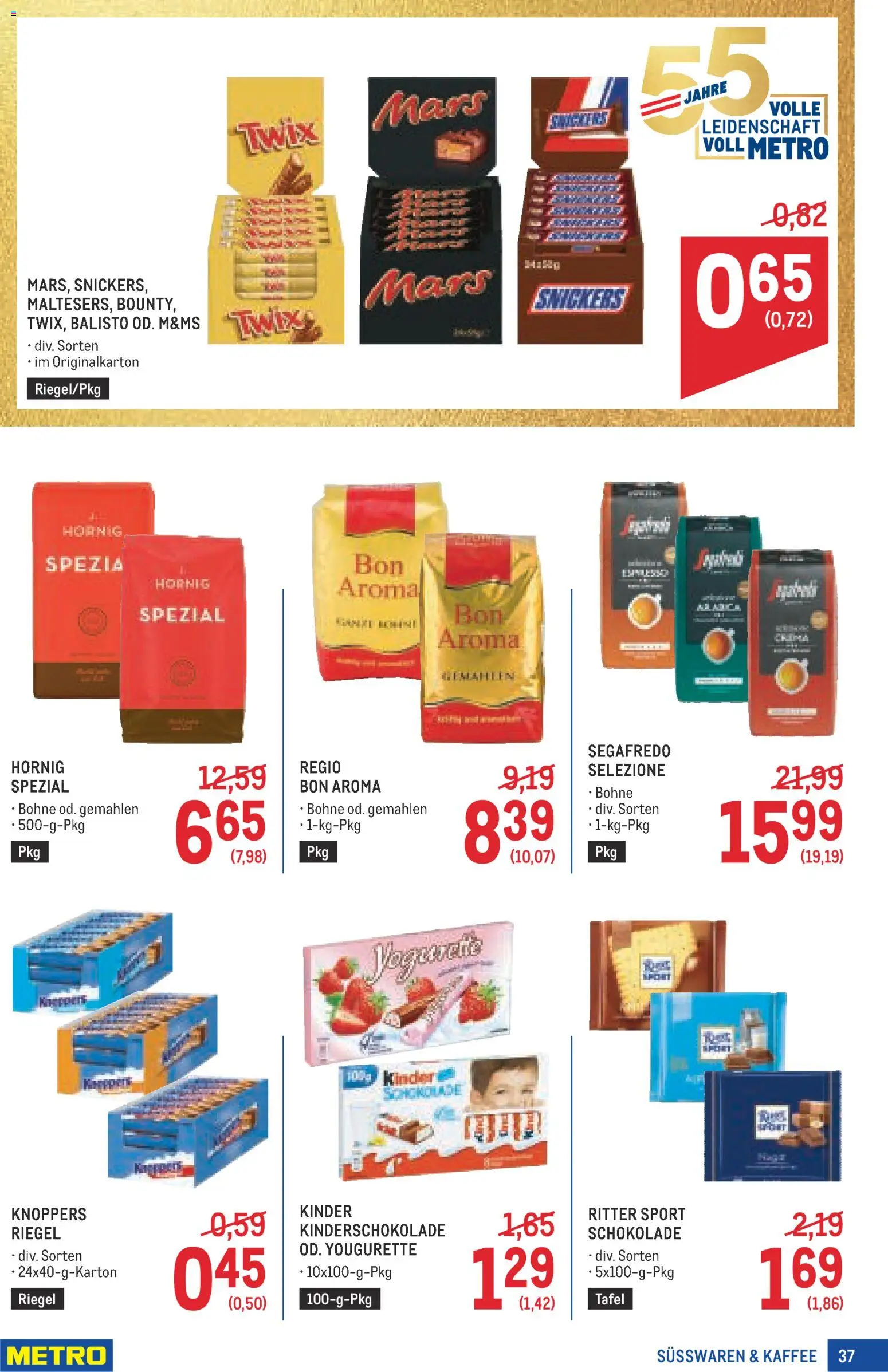 Metro angebote Profi gültig ab 25.06.2026 | Seite: 37 | Produkte: Kaffee, Schokolade