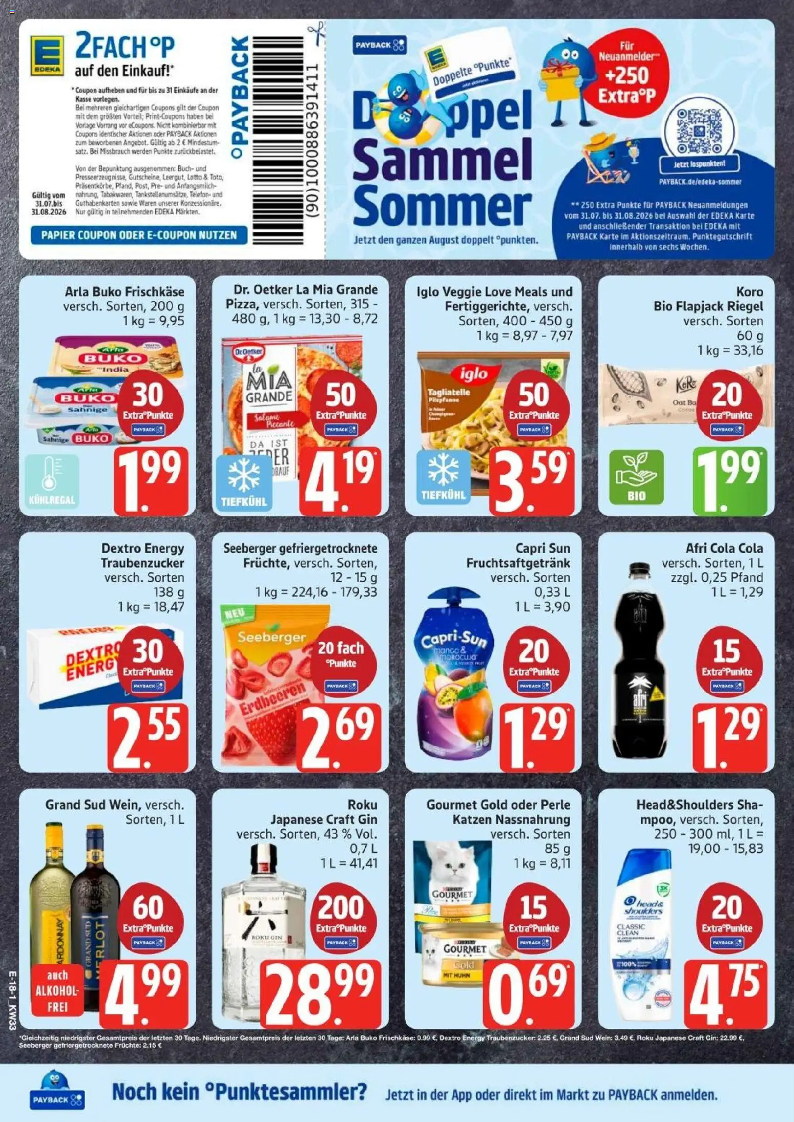 Edeka Prospekt Hamburg – gültig ab 10.08.2026 | Seite: 25 | Produkte: Capri sun, Merlot, Grand sud, Frischkase