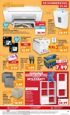 Regal mit Schubladen, mit Melaminharzbeschichtung, Schubladen mit Metallauszügen ab 22.06.2026 gültig | Seite: 50 | Produkte: Philips, USB, Usb stick, Wein