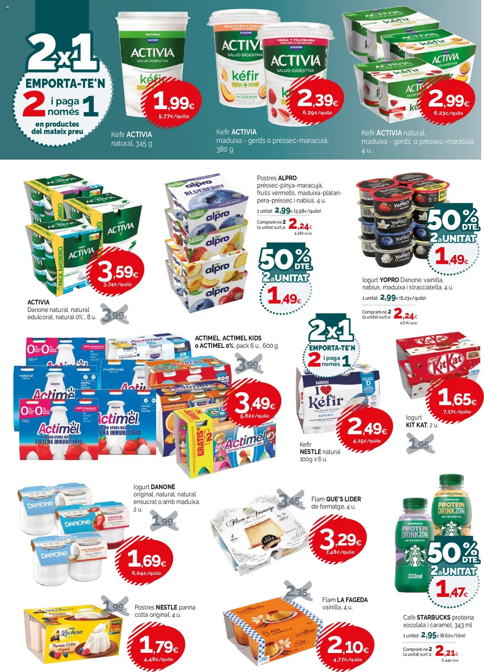 Condis folleto │ válido desde el 16/09/2026 | Página: 8 | Productos: Proteína, Kéfir, Café, Vainilla