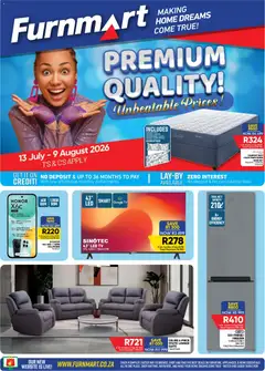 Furnmart specials catalogue – valid from 13/07/2026