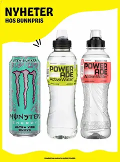 Forhåndsvisning av Bunnpris kundeavis gyldig fra 28/09/2026 | Side: 24 | Produkter: Body, Monster, Sukker, Lime