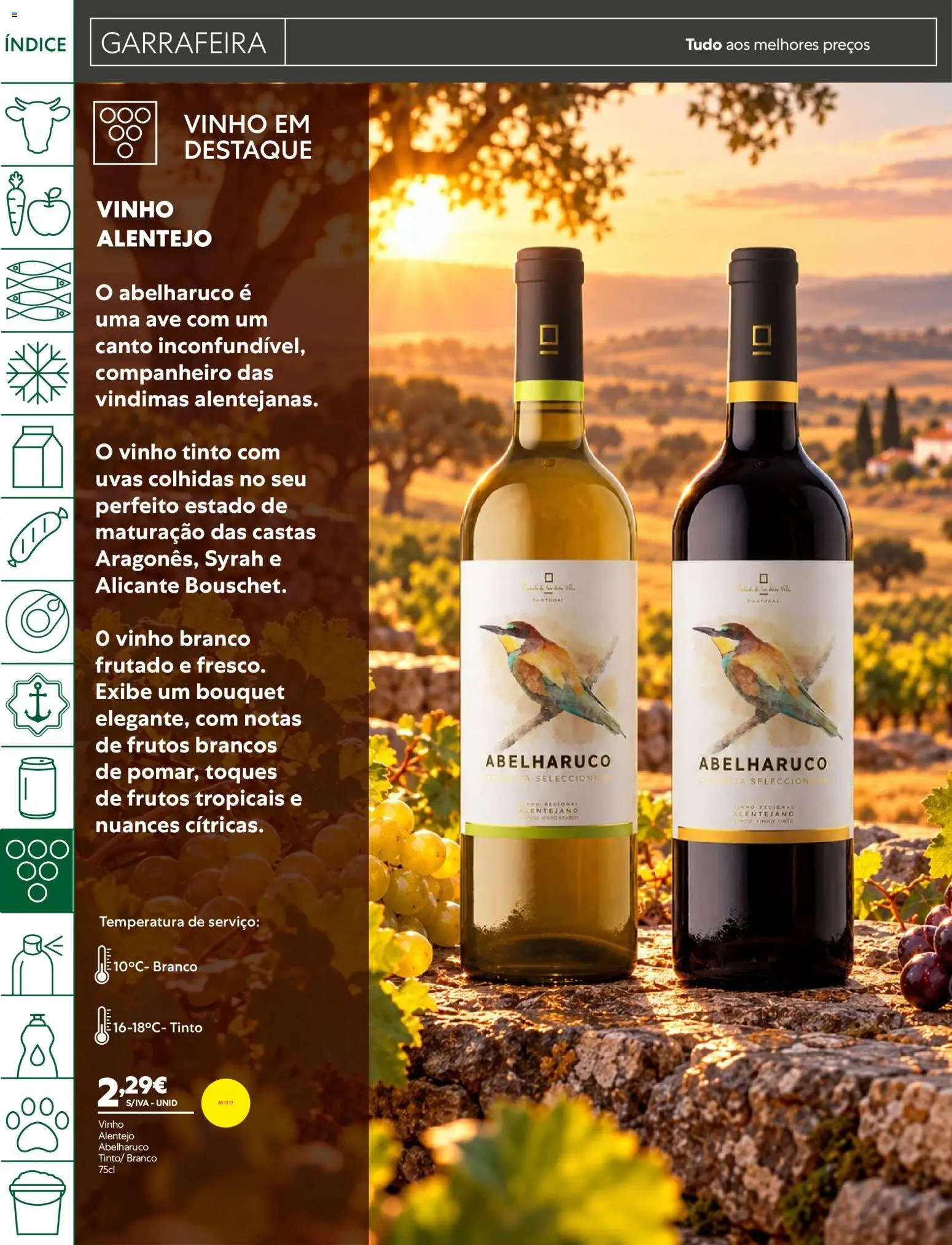 Recheio folheto │ válido de 20/10/2026 | Página: 28 | Produtos: Vinho branco, Vinho, Uvas, Vinho tinto