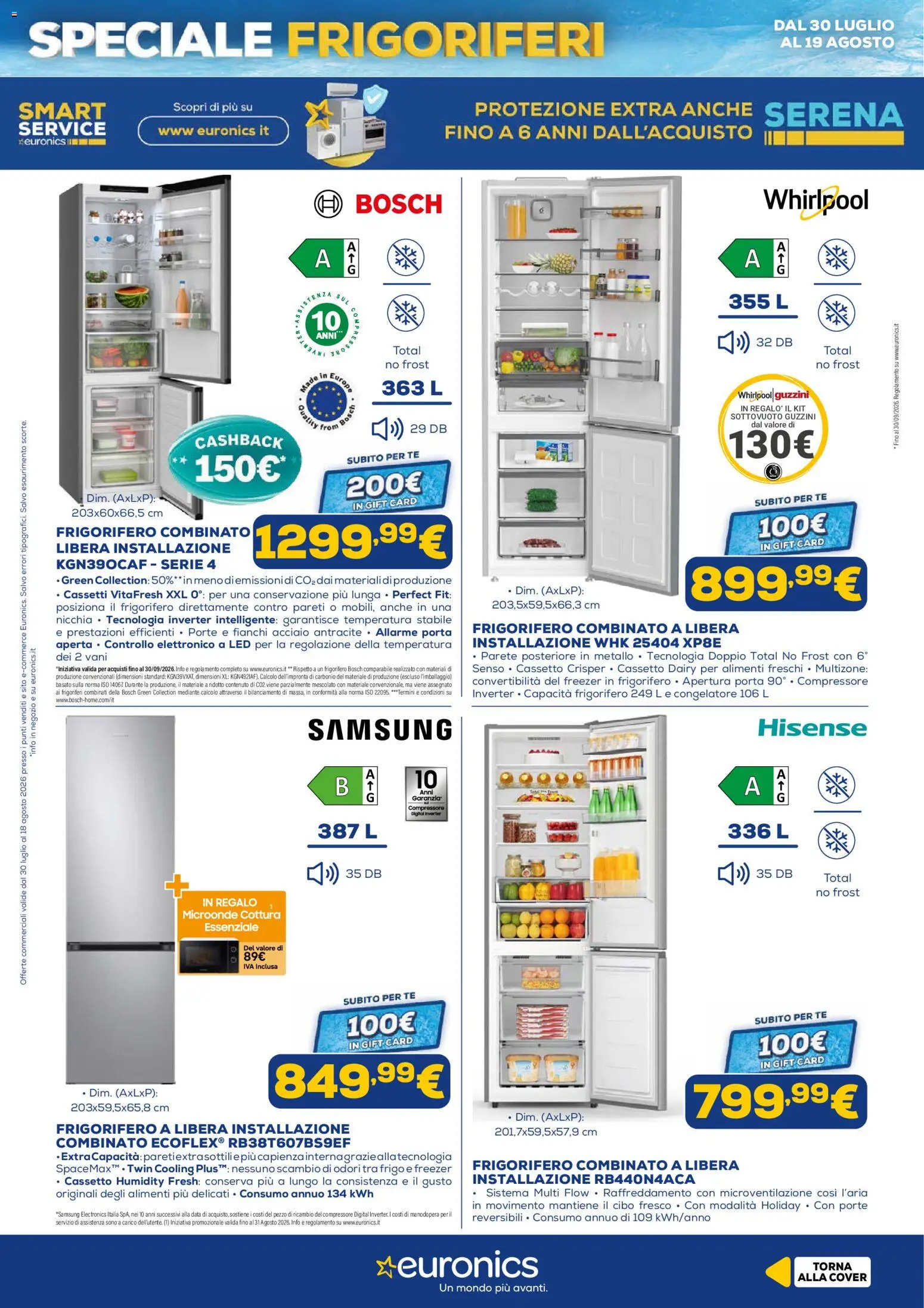 Volantino Euronics del 30/07/2026 | Pagina: 4