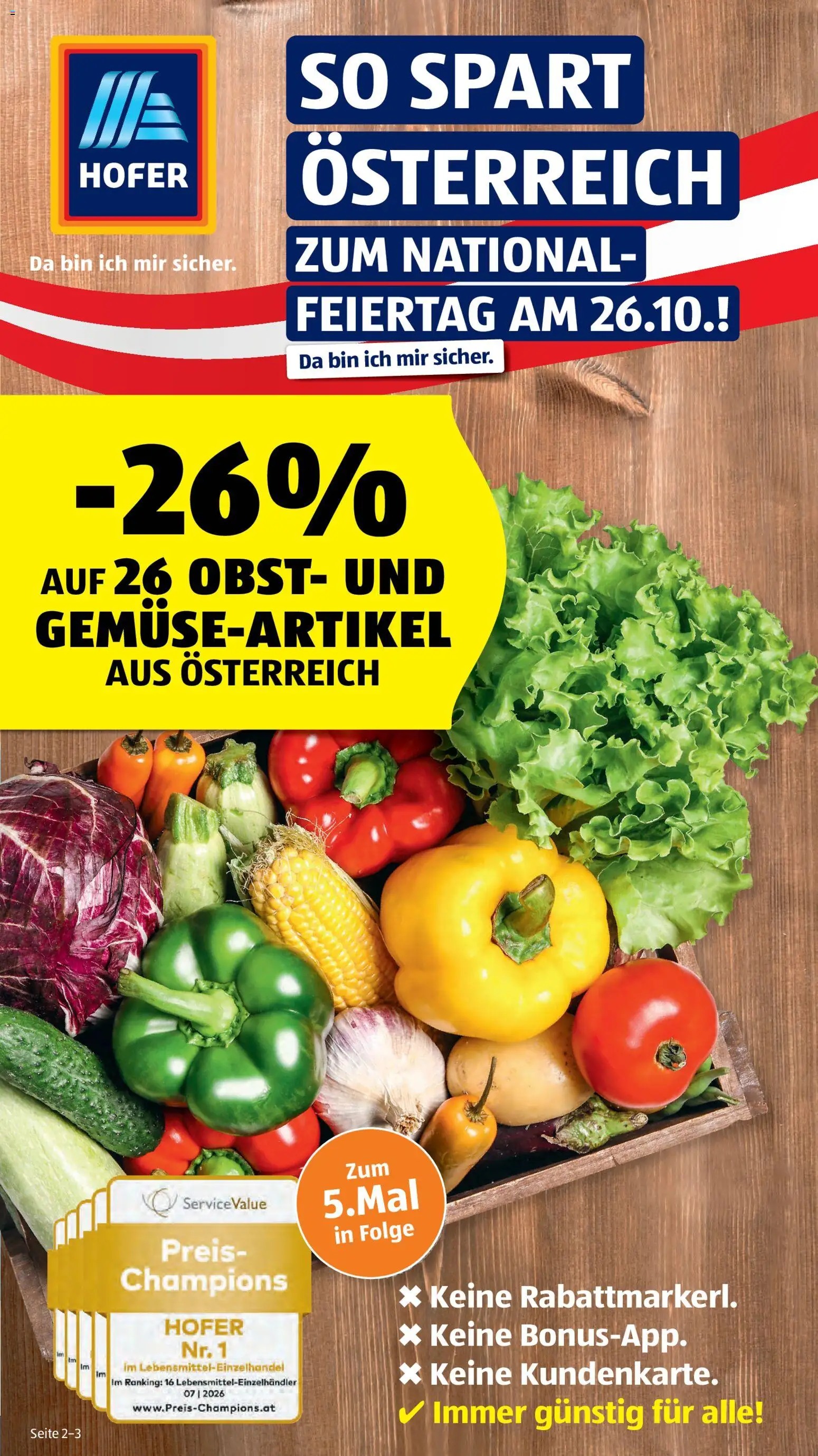 Hofer Flugblatt gültig ab 23.10.2026 | Seite: 1