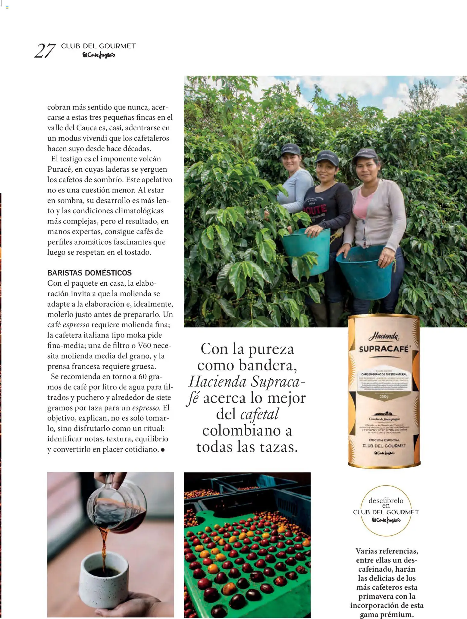 El Corte Inglés ofertas │ válido desde el 01.04.2026 | Página: 27 | Productos: Café, Café en grano, Cafetera, Prensa