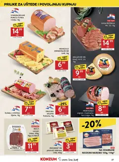 Konzum Katalog - Pregled kataloga iz trgovine Konzum, vrijedi od 24.06.2026 | Stranica: 27