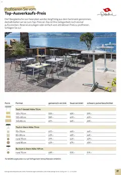 Prodega Aktionen Outdoor-Ausstattung ab 01.03.2026 gültig | Seite: 27 | Produkte: Tisch, Bartisch