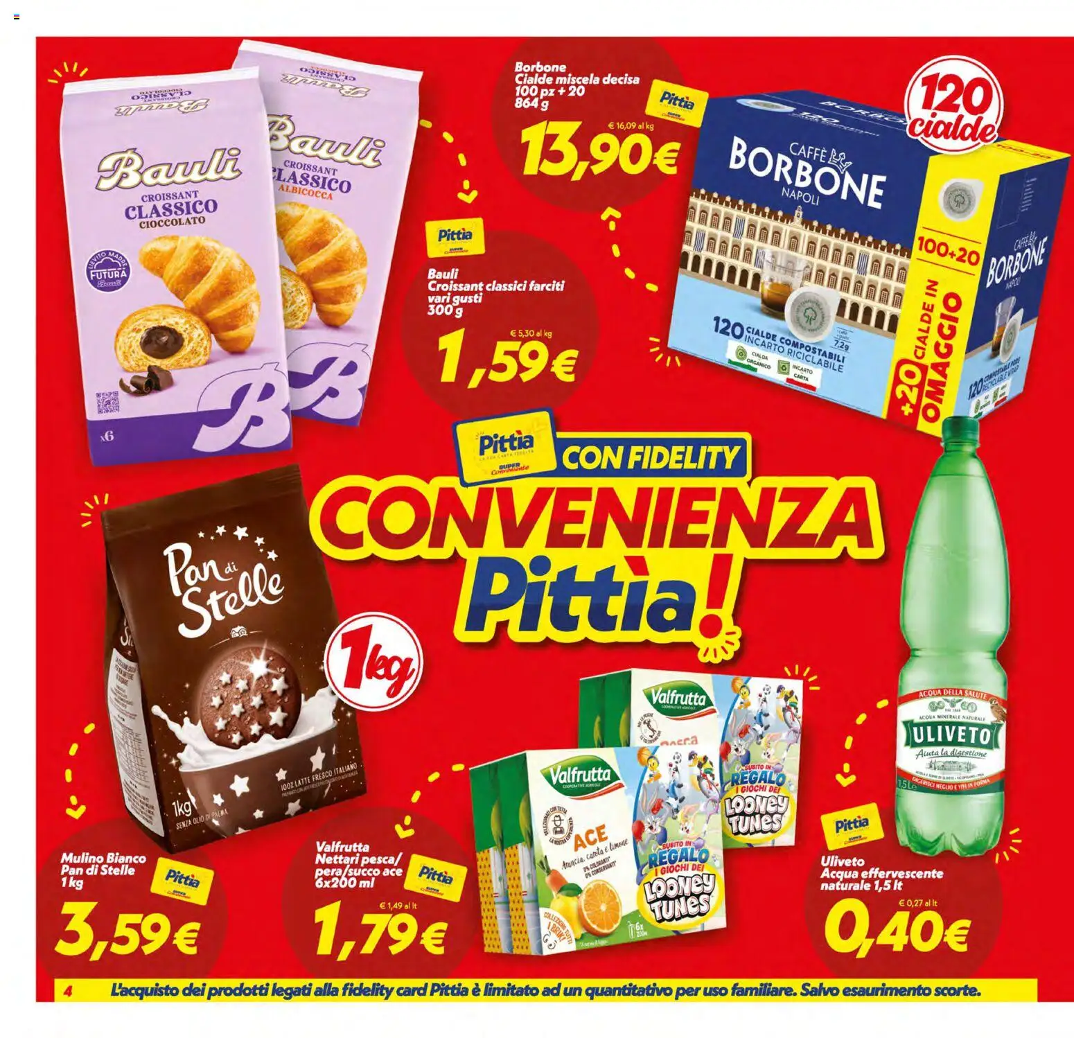 Volantino SuperConveniente del 10/07/2026 | Pagina: 4 | Prodotti: Cioccolato, Carota, Latte, Limone