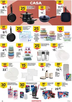 Pré-visualização Continente folheto Açores válido de 15/10/2026 | Página: 34 | Produtos: Copos, Frigorífico, Banho, Grelhador