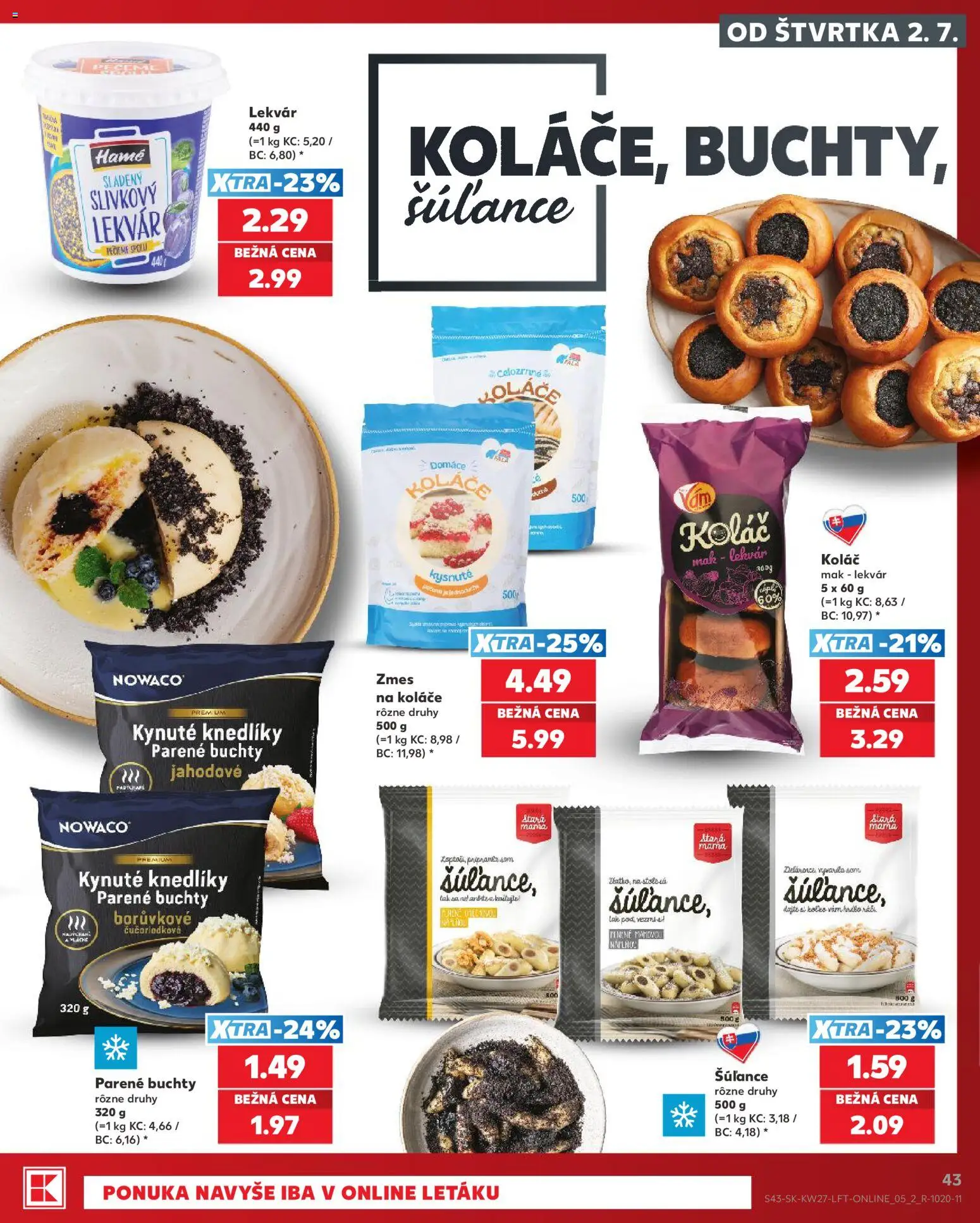 Nové Kaufland akcie – leták je platný od 02.07.2026 | Strana: 43