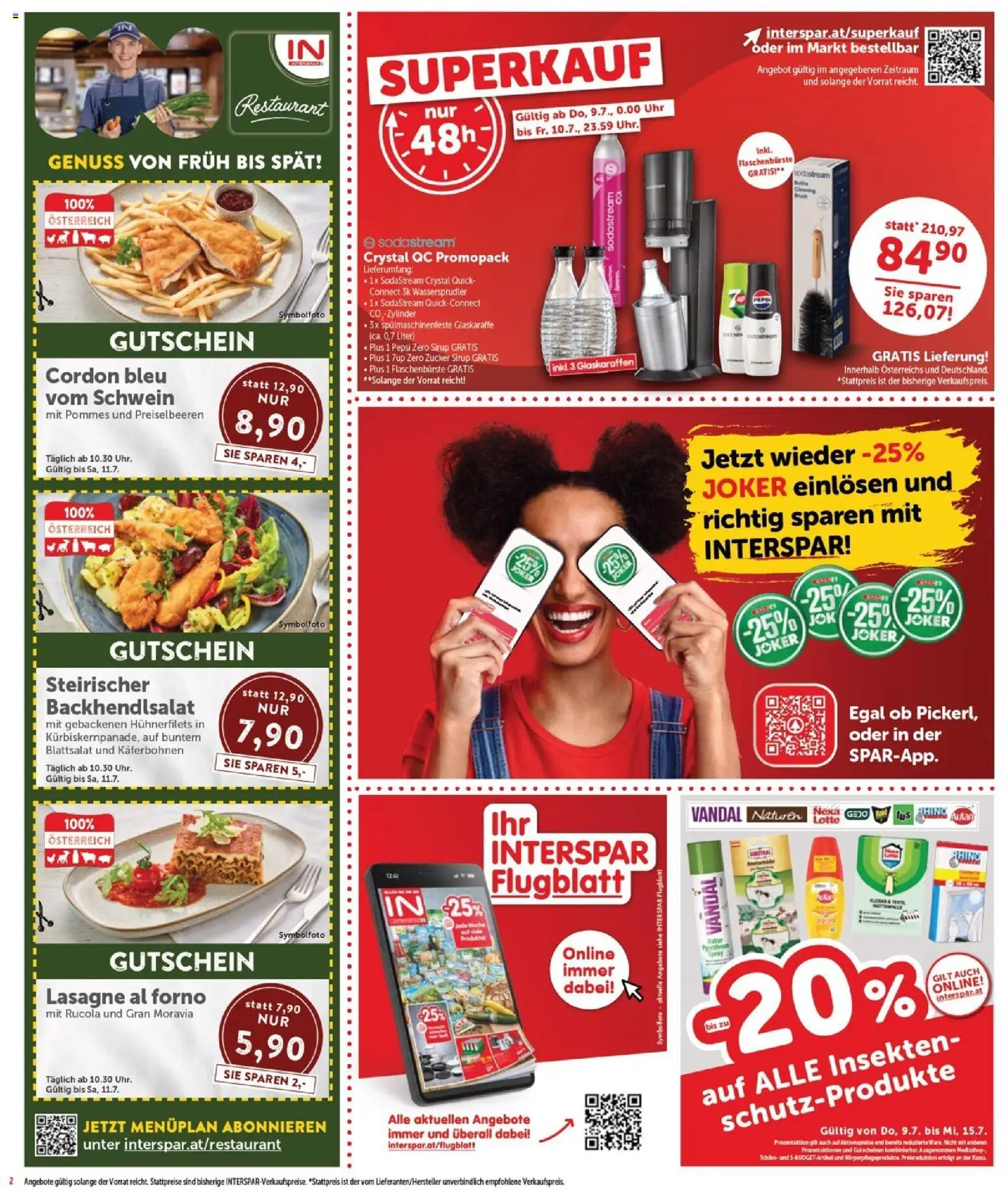 Interspar Flugblatt - Burgenland Nord gültig ab 09.07.2026 | Seite: 3 | Produkte: Zucker, Uhr