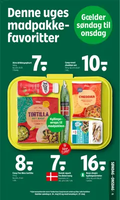 Coop revet cheddar ost, 150 g. 1 stk. gyldig fra 21.05.2026 | Side: 28 | Produkter: Ost, Yoghurt, Cheddar, Drikkeyoghurt